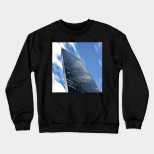 tokyo modern architecture after the typhoon Crewneck Sweatshirt